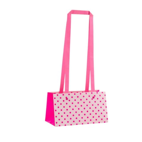 BORSA RETTANG CARTA S10 21X10,5 H11 FUXIA POIS